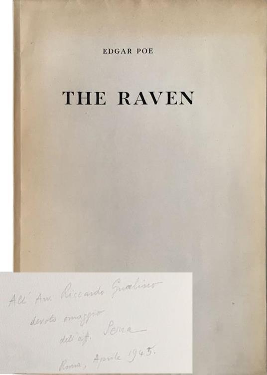 The Raven - Edgar Allan Poe - copertina