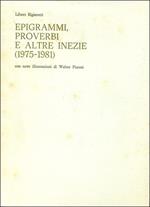 Epigrammi proverbi e altre inezie (1975-1981)