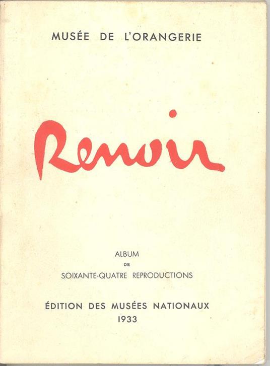 Exposition Renoir 1841. 1919 - copertina