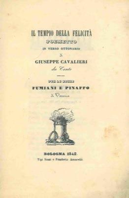 Il tempio della felicità - Giuseppe Cavalieri - copertina