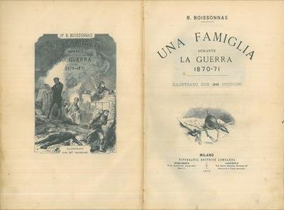 Una famiglia durante la guerra 1870-71 - B. Boissonnas - copertina