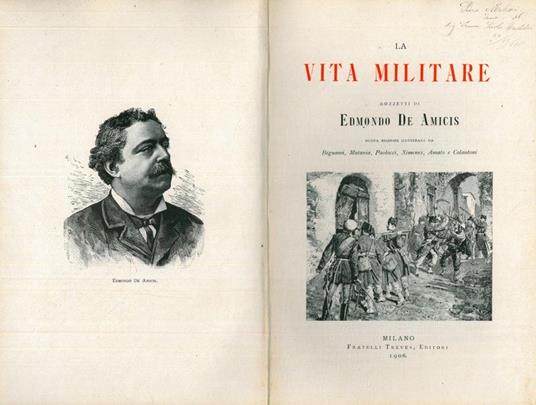 La vita militare. Bozzetti - Edmondo De Amicis - copertina