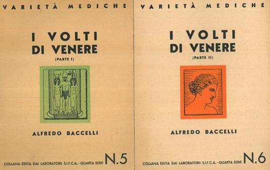 I volti di Venere (Parte I e II) - Alfredo Baccelli - copertina