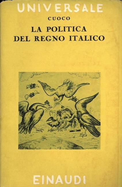 La politica del Regno Italico - Vincenzo Cuoco - copertina