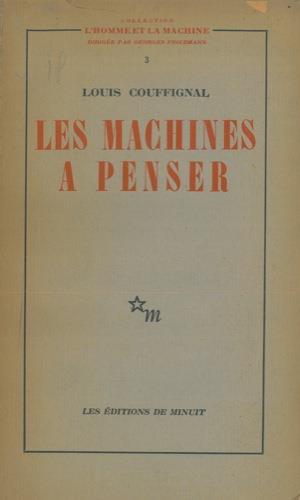 Les machines a penser - Louis Couffignal - copertina