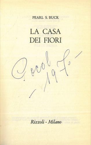 La casa dei fiori - Pearl S. Buck - copertina