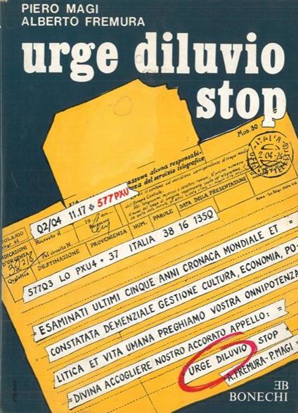 Urge diluvio stop - Piero Magi - copertina