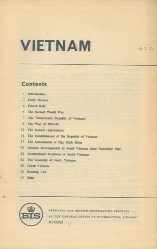 Vietnam - copertina