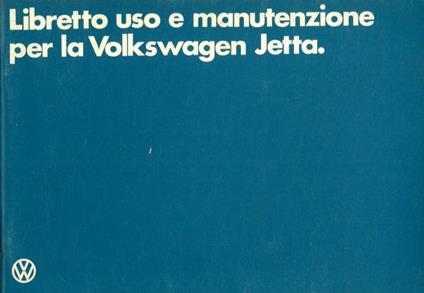 Volkswagwen Jetta. Libretto uso e manutenzione - copertina