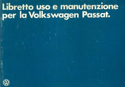 Volkswagwen Passat. Libretto uso e manutenzione - copertina