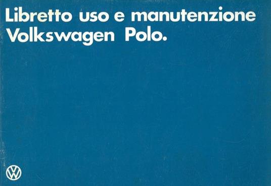 Volkswagwen Polo. Libretto uso e manutenzione - copertina