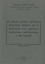 Gli idiomi parlati nell'Africa Orfientale ed in Abissinia con speciale trattazione dell'Amarico e del Svahili