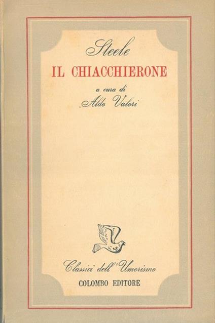 Il chiacchierone - Steele - copertina