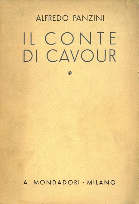 Il Conte di Cavour - Alfredo Panzini - copertina