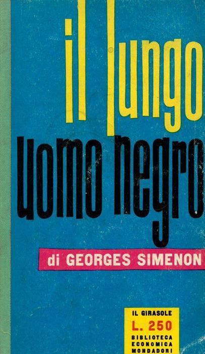 Il lungo uomo negro - Georges Simenon - copertina