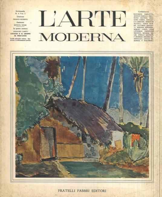 L' arte moderna. Gauguin e il gruppo di Pont-Aven - Massimo Carrà - copertina