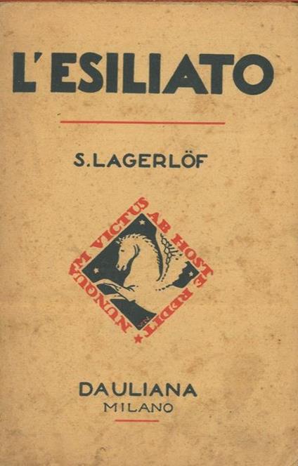L' esiliato - Selma Lagerlof - copertina