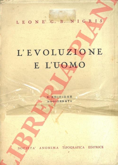 L' evoluzione e l'uomo - copertina