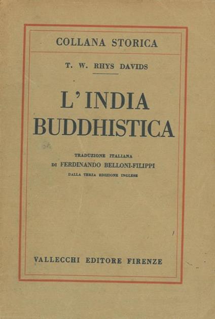 L' India buddhistica - copertina