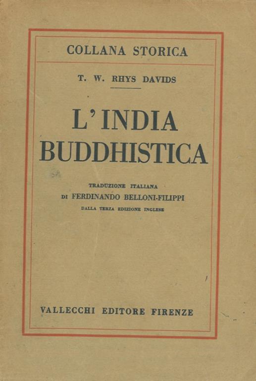 L' India buddhistica - copertina