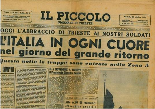 L' Italia in ogni cuore nel giorno del grande ritorno - copertina