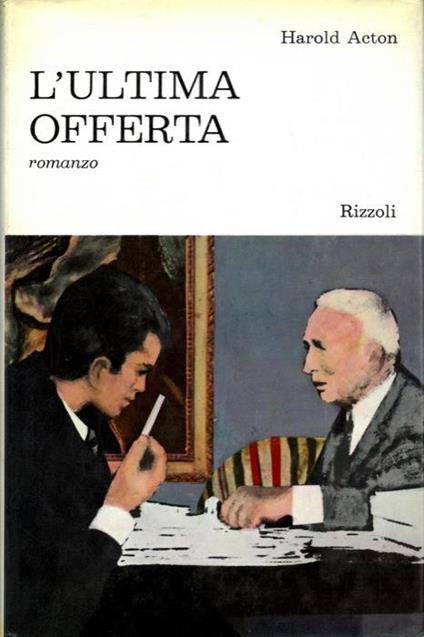 L' ultima offerta - Harold Acton - copertina