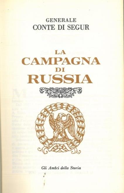 La campagna di Russia - copertina