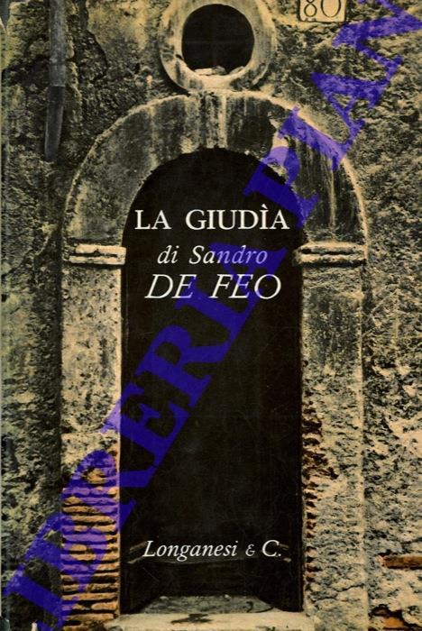 La Giudìa - Sandro De Feo - copertina