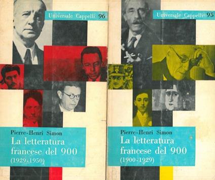 La letteratura francese del 900 (1900-1929)+(1929-1950) - Pierre-Henri Simon - copertina