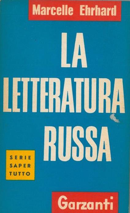 La letteratura russa - Marcelle Ehrhard - copertina