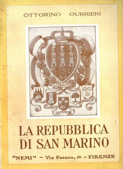 La Repubblica di San Marino - Ottorino Gurrieri - copertina