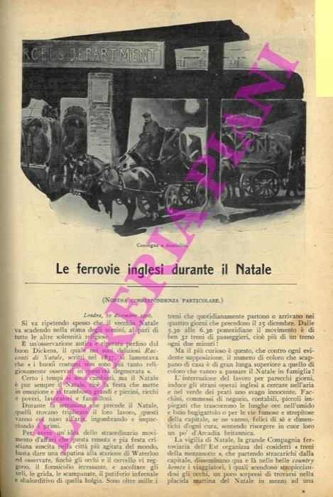 Le ferrovie inglesi durante il Natale - Romolo Artusi - copertina