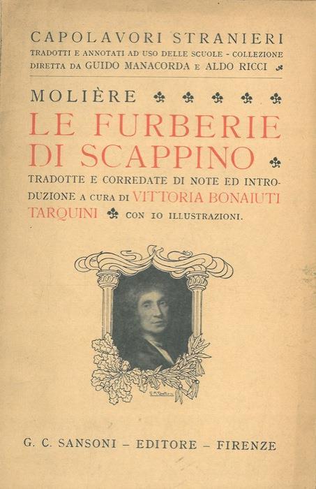 Le furberie di Scappino - Molière - copertina