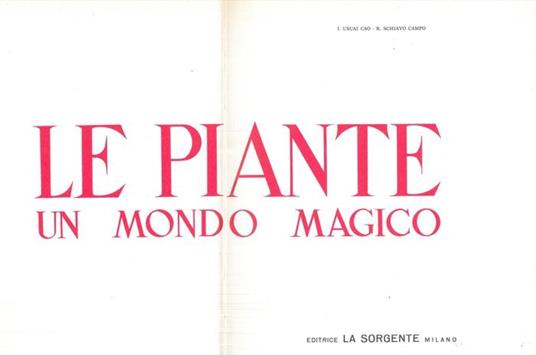 Le piante. Un mondo magico - copertina