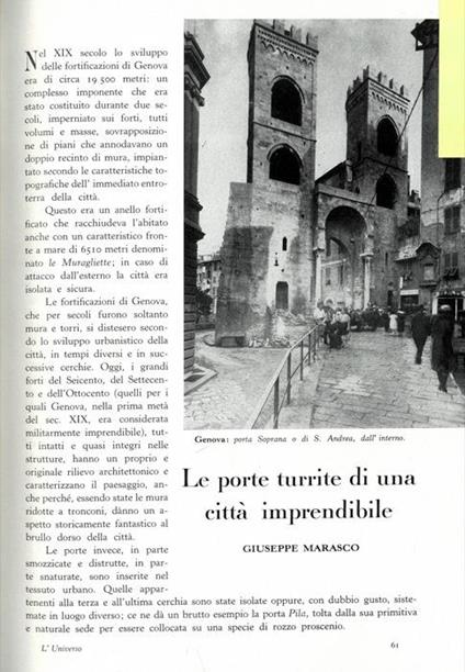 Le porte turrite di una città imprendibile - Giuseppe Marasco - copertina