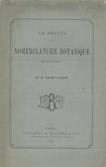 Le procès de la nomenclature botanique et zoologique