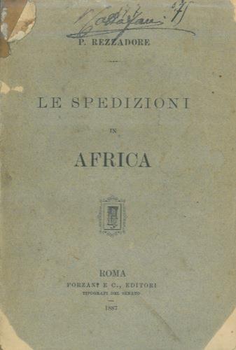 Le spedizioni in Africa - Piero Rezzadore - copertina