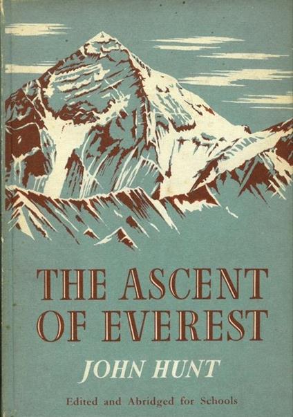 The ascent of Everest - John Hunt - copertina