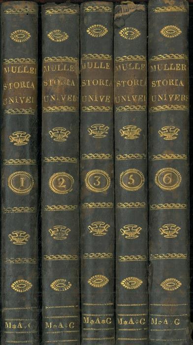 Storia universale divisa in ventiquattro libri - Johannes Muller - copertina