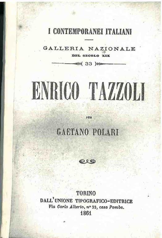 Enrico Tazzoli - Gaetano Polari - copertina