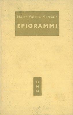 Epigrammi - M. Valerio Marziale - copertina