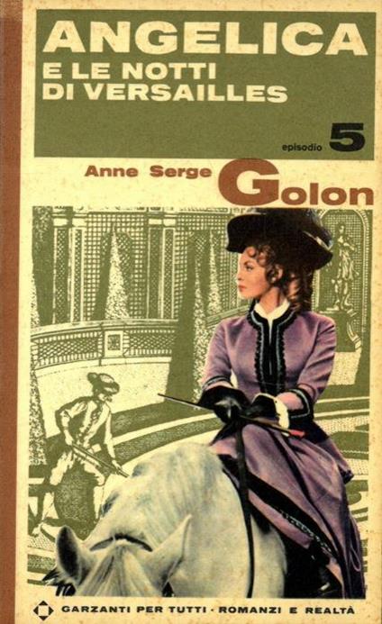 Angelica e le notti di Versailles - Anne Golon - copertina