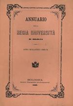 Annuario della Regia Università di Bologna. Anno scolastico 1869-70