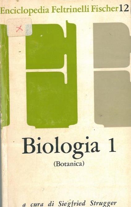Biologia 1 (Botanica) - Sifried Strugger - copertina
