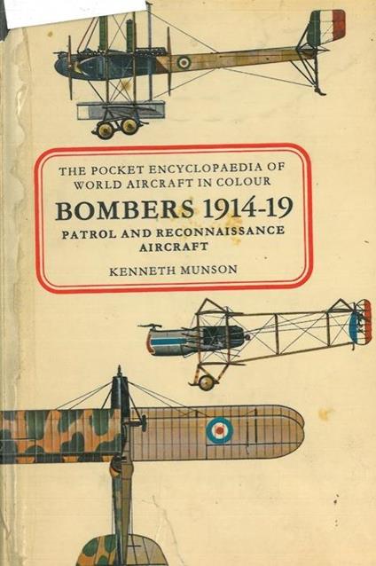 Bombers 1914-19. Patrol and reconnaissance aircraft - Kenneth Munson - copertina
