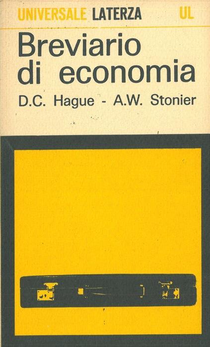 Breviario di economia - Douglas C. Hague - copertina