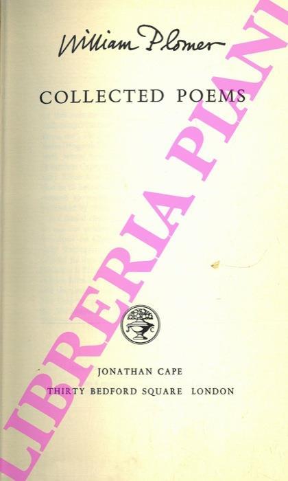 Collected Poems - William Plomer - copertina