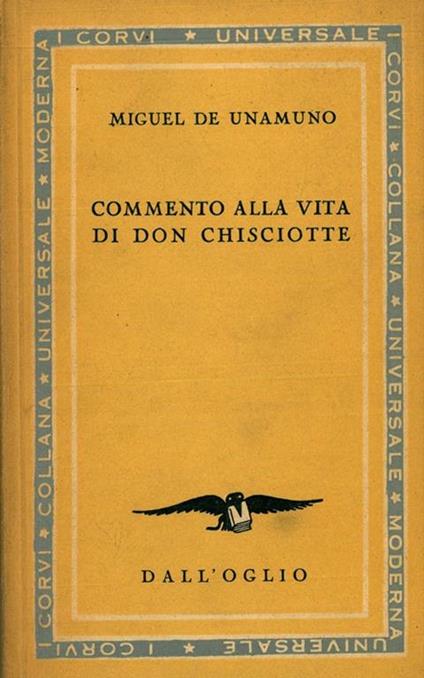 Commento alla vita di Don Chisciotte - Miguel de Unamuno - copertina