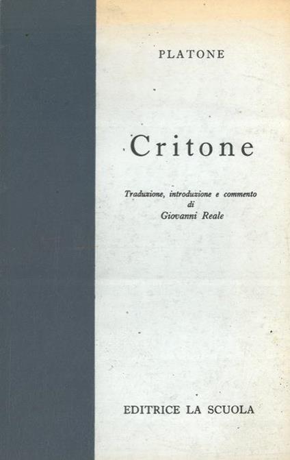 Critone - Platone - copertina