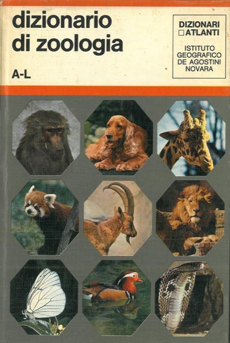 Dizionario di zoologia - Umberto Parenti - copertina